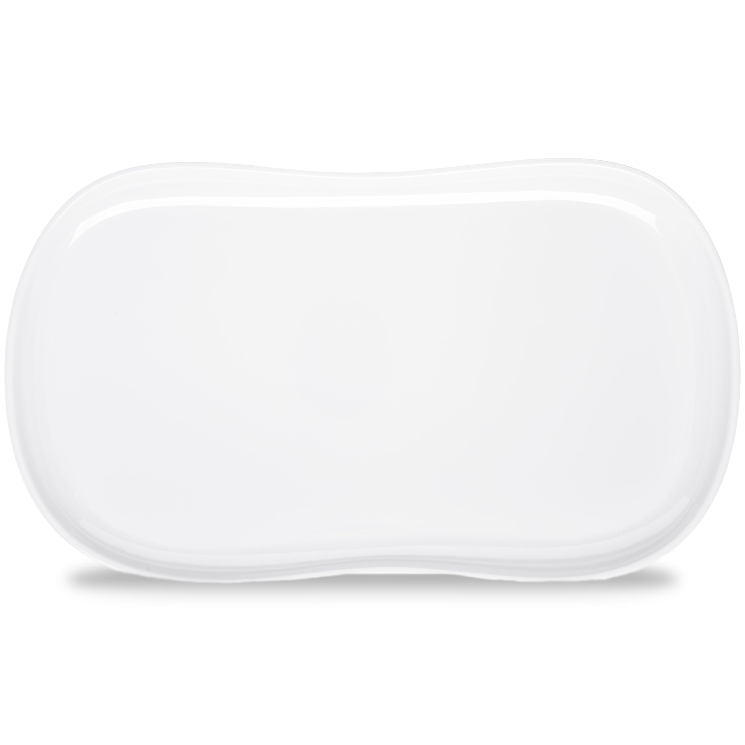 Plat de présentation rectangulaire blanc 13 pouces vaisselle mélamine Carlisle