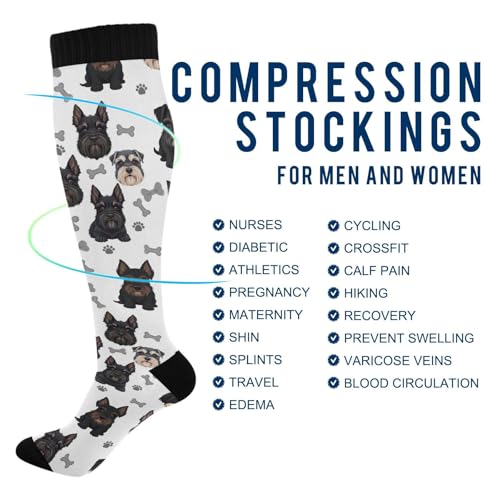 Image of Pigsaly Ceramic Mugs Coffee Cups Womens Knee High Socks Love Compression Socks Athletic Tube Sock Outdoor Sport Socks