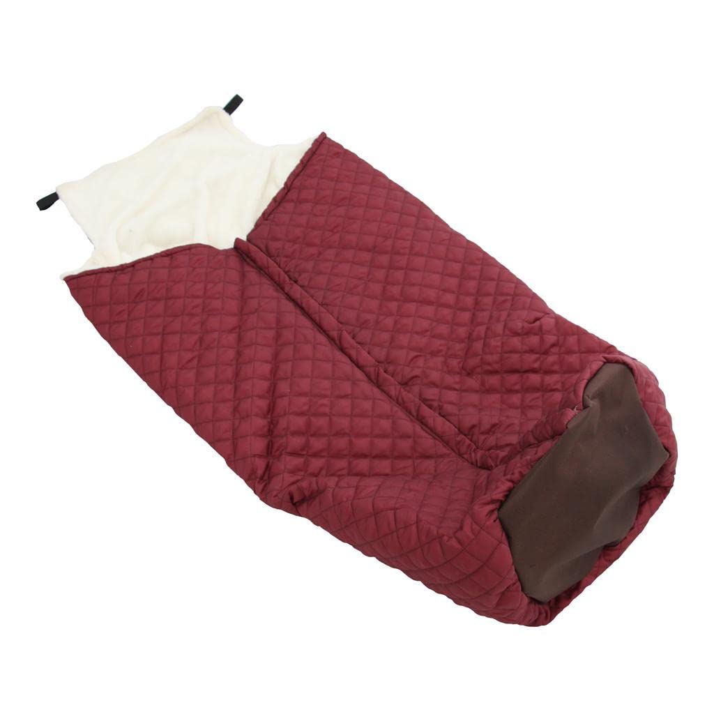 Winter Plüschgefütterte Rollstuhlsack Schlupfsack Regenschutz Geeignet für ältere Menschen