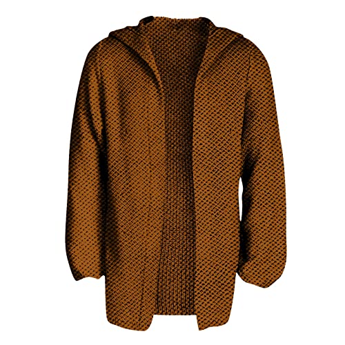 Mens Sweater Europe and America Men's Cardigan Solid Color Hooded High Neck Sweater Coat4