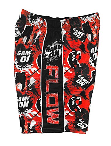 Flow Society Red Game On Flow Boys Shorts - Athletic - Basketball - Baseball - Hockey - Football - Lacrosse2