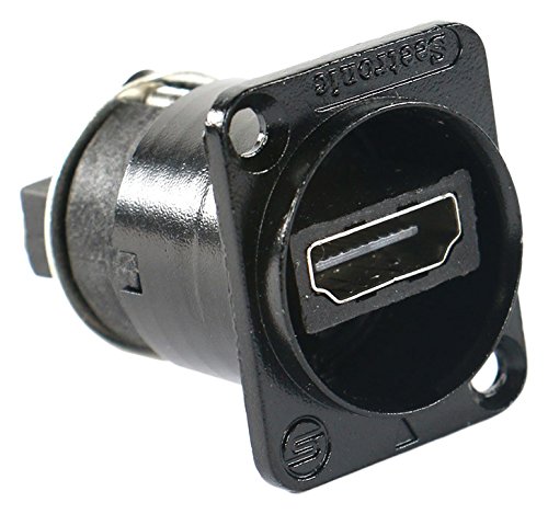 Elite Core Panel-Mount Connector | Seetronic SAHDMI-W-B HDMI Pass Through