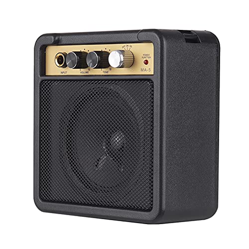 skrskr Mini ampli guitare ampli haut-parleur 5W avec entrée de 6,35 mm La sortie casque de 1/4 pouce prend en charge le réglage de la tonalité du volume Overdrive - Les Beatles, Paul McCartney, John Lennon, RIngo Starr, George Harrison skrskr Mini ampli guitare ampli haut-parleur 5W avec entrée de 6,35 mm La sortie casque de 1/4 pouce prend en charge le réglage de la tonalité du volume Overdrive