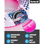 Hurley Kids Inflatable Pool Floats - 32.5" Durable PVC Inner Tube Donut Floatie Pool Rings for Swimming and Summer Water Play - Image 3