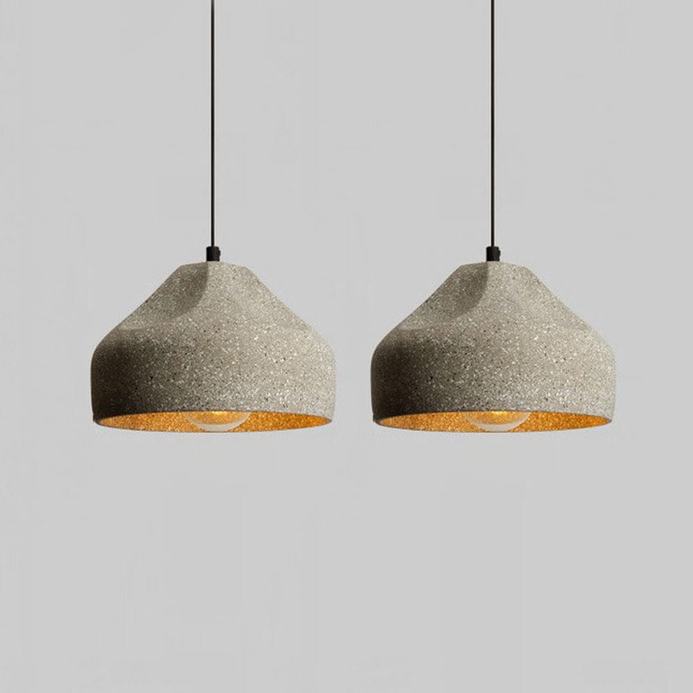 Lustre en ciment lampe suspendue industrielle éclairage intérieur de suspension de ferme