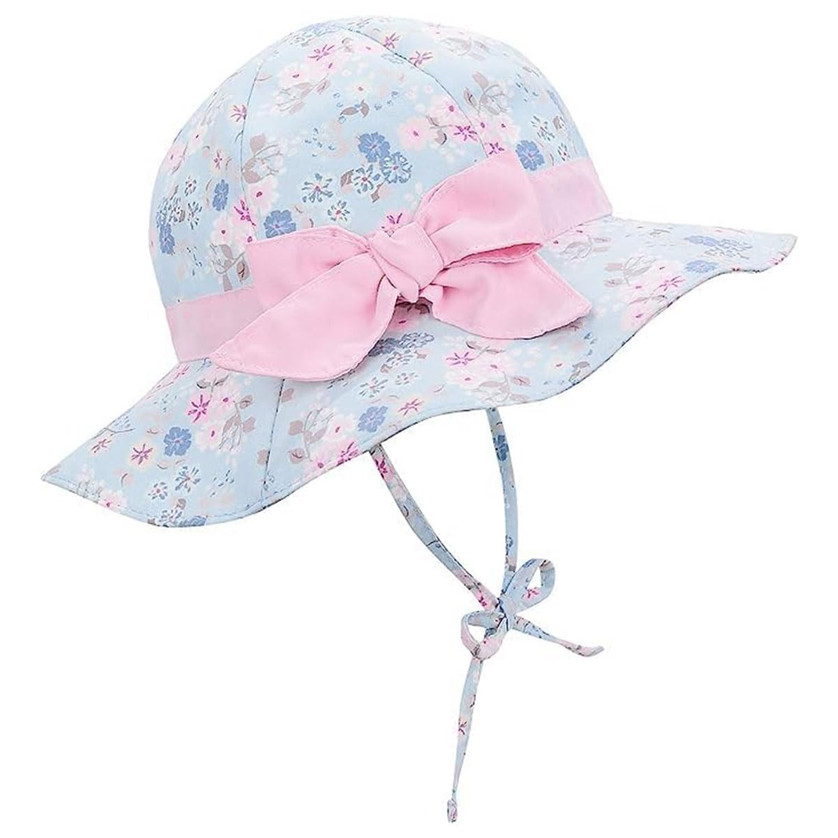 Zando Sombrero de sol unisex para bebé, sombrero de playa, gorro de bebé, protección UV, con ala ancha, para niñas y niños