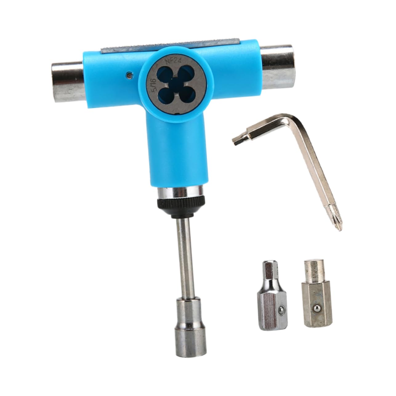 Abaodam One Portable Skate Tool T Tool Set for Skateboards Mini Skateboards Lightweight Durable Design in Blue for Easy Repairs Adjustments