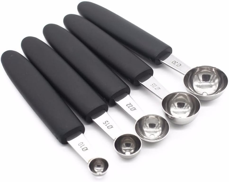 5 Pieces Of Stainless Steel Melon Spoons In Different Sizes Gadgets Kitchen Fruit Mashed Potatoes Ice Cream Scoops
