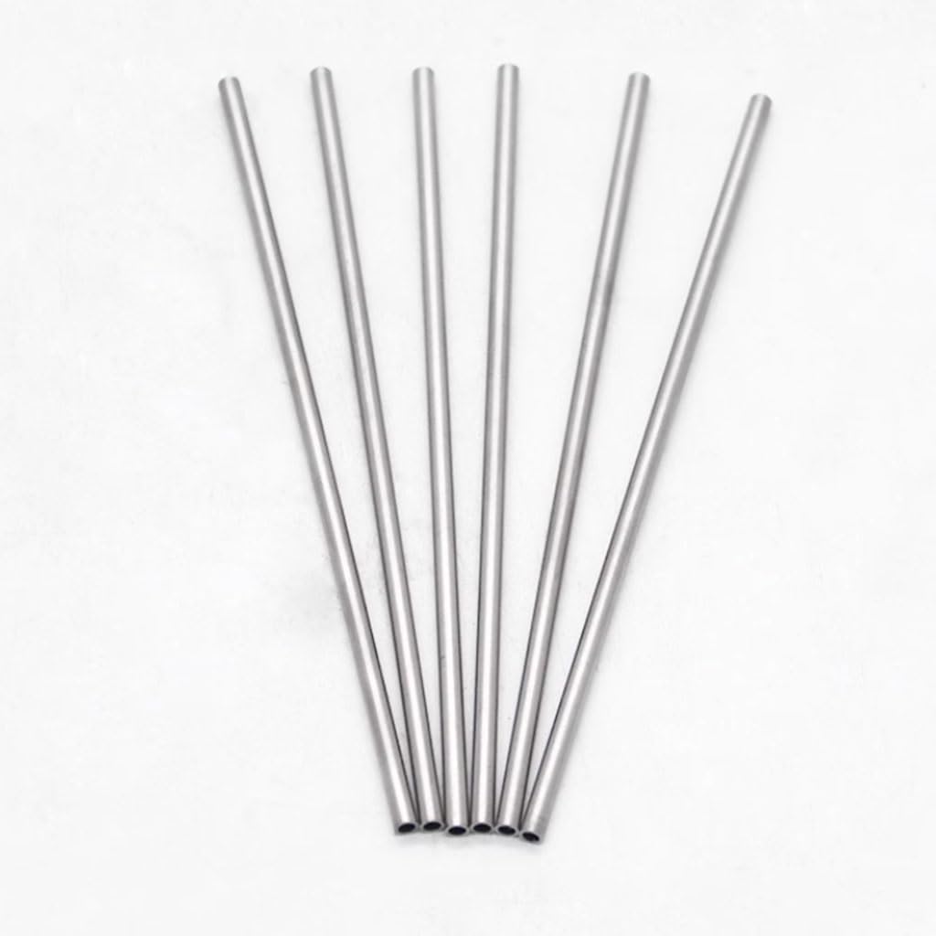 Silver 304 Stainless Steel Capillary Tube, OD 8mm ID 4mm 5mm 6mm 7mm 250mm Length Stainless Steel Pipe(ID 4mm)