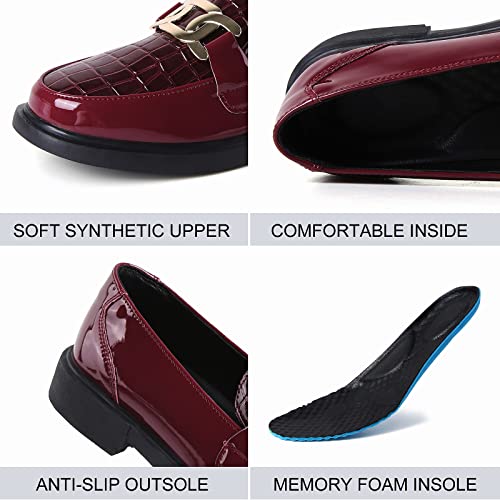 Image of VOCNTVY Loafers for Women Slip On Comfort Business Work Shoes