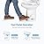 YITAHOME RV Toilet with Enamel Bowl, Plastic Toilet Body, Pedal Flush, Gravity Flush Toilet High Profile with Hand Sprayer, Flange for Motorhome Caravan Car Travel