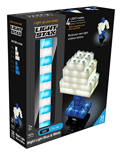 Preisvergleich Produktbild Light Stax M-07002 - Night Spiel, blau / Weiss