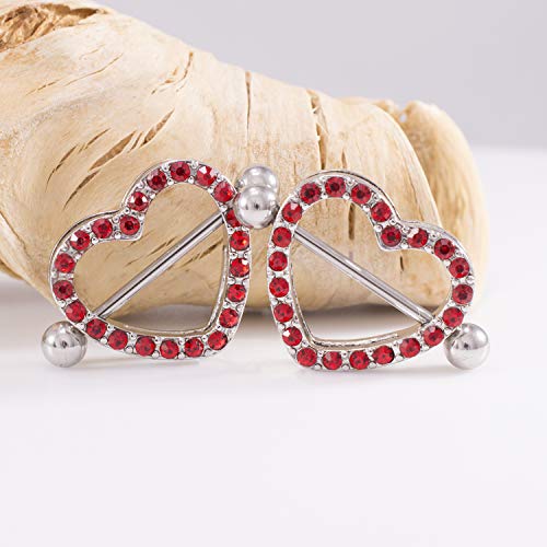 Stainless Steel Nipple Ring Cz Barbell Rhinestone Nipple Studs For Nipple Tougue Body Piercing 14G #TOP3