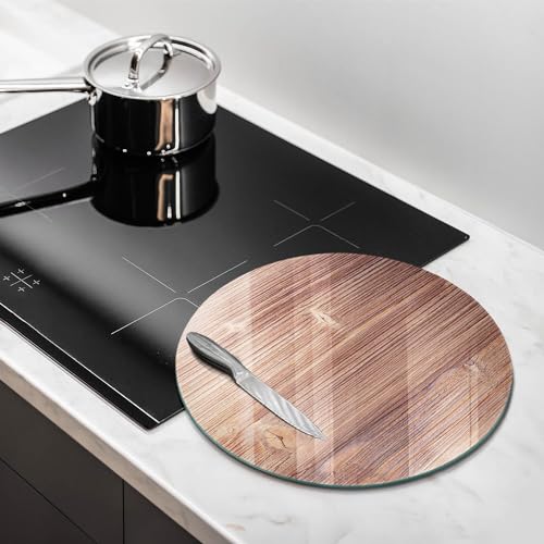 Planche à découper induction Wallfluent anti-rayure 40cm protection bois