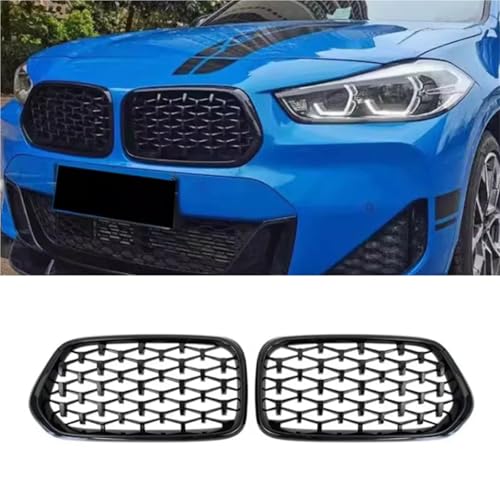 Grille de calandre premium pour BMW X2 F39, look finition course