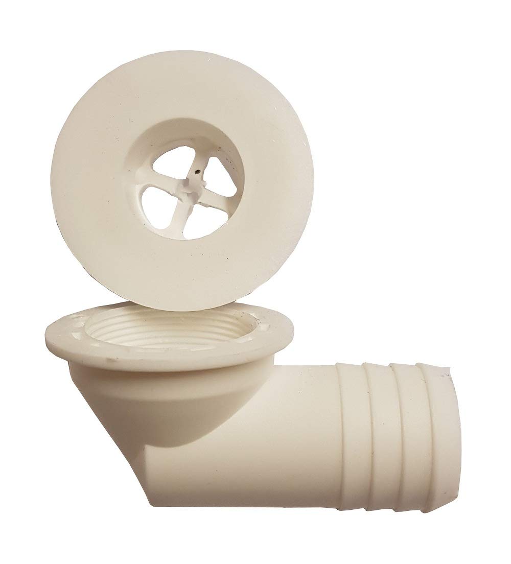 Bonde Siphon Sorti Coudé 90° Zadi Tuyau Diametre 25mm Camping car, Caravane