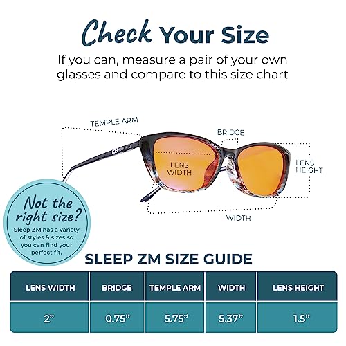 Image of Sleep ZM Blue Light Blocking & Light Sensitivity Glasses - 14 Lens Types for Comfort, Relaxation, Sleep & Relief