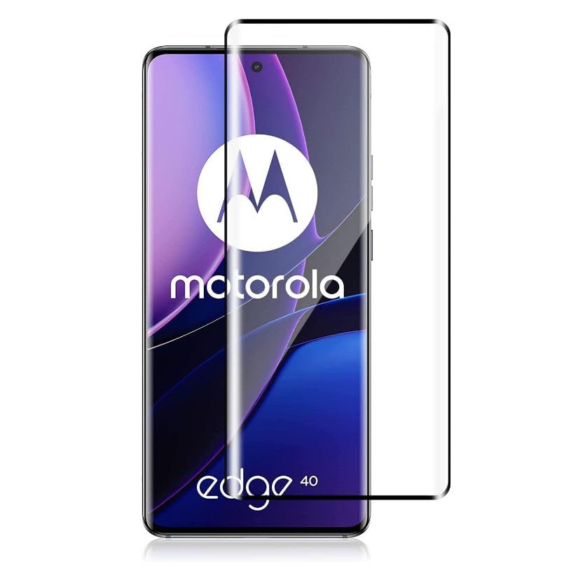 Newlike [PACK OF 1 Moto Edge 40 5D Screen Protector, Full Glue Full Tempered Glass For Motorola Edge 40 - Black (B0CBMV1ML4) Amazon Price History, Amazon Price Tracker