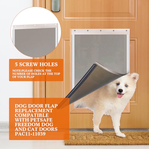 2 Pcs Canine Door Alternative Flap Suitable with PetSafe Freedom Canine and Cat Doorways PAC11-11039 Giant 16 7/8 x 10 1/8 Inch Alternative Flaps Versatile Doggy Door Flap with Magnetic Closure 2 Pcs Canine Door Alternative Flap Suitable with PetSafe Freedom Canine and Cat Doorways PAC11-11039 Giant 16 7/8 x 10 1/8 Inch Alternative Flaps Versatile Doggy Door Flap with Magnetic Closure