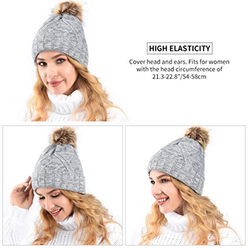 VBIGER Cappelli Invernali Donna Cappello Uomo Berretti in Maglia Cappelli  da Uomo e Donna -