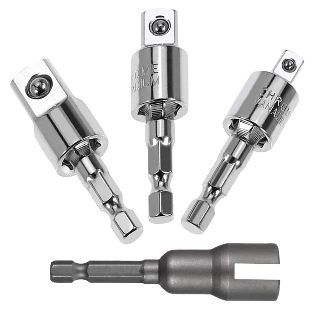 6mm-19mmインパクトソケット磁気ナットドライバー1/4六角キーセットドリルビットアダプターパワードリル用インパクトドライバーソ Amazon |  FQZMQBQ インパクトドライバー ビット 六角ビット ソケットアダプターセット 差込角 6.35(1/4 )・9.5(3/8)・12.7(1  /2)mm用 直角 ...