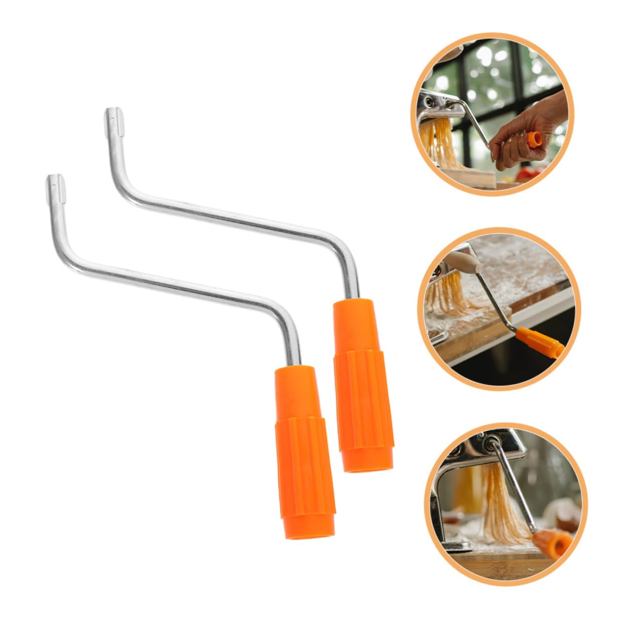 Cabilock 5 Ensembles Manche De Remplacement Pour Machine À Pâtes Lot De Outils Pour Fabrication De Nouilles Artisanales Accessoires Universels Pour Machines À Pâtes 2 Pièces * 5
