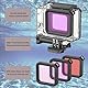 ShipeeKin Unterwasser wasserdichte Schutzhülle Schutzgehäuse Tauchgehäuse Ersatz mit Rotfilter & Anti-Beschlag-Einsätze geeignet für Gopro Hero 7 Black/ (2018) 6/5 Kamera