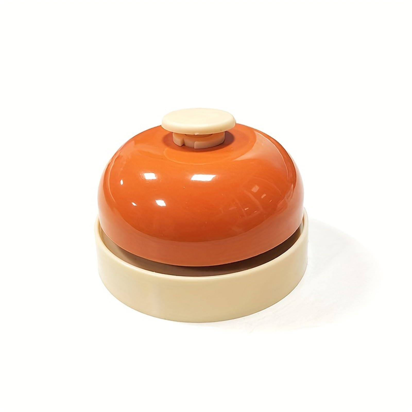 Desk Bell 10pcs Desk Bells for Call Buttons, Answer Buzzers, Reception, Food Service, and Pet Training For Hotel Restaurant Receptio(Orange)