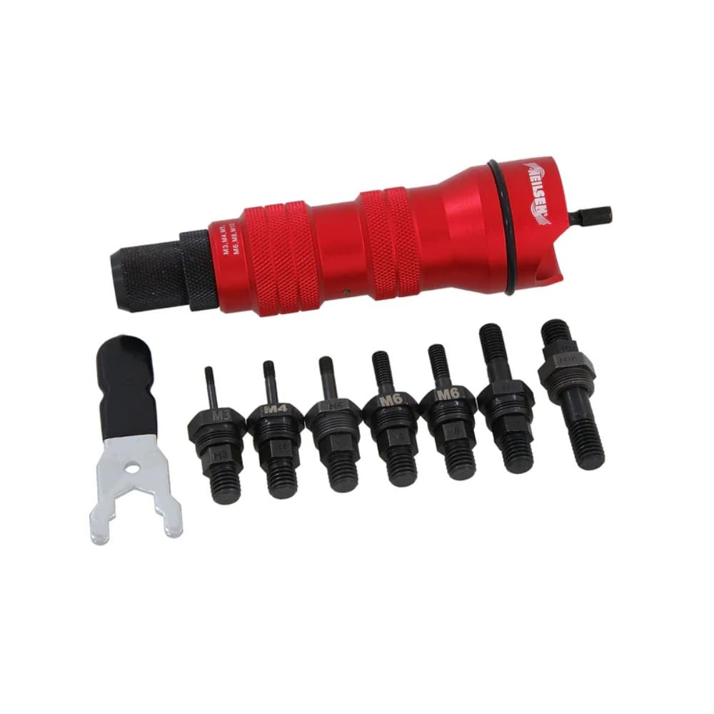 Neilsen CT5521 - Nut Rivet Drill Adapter Kit: Convert Your Drill into a Power Nut Riveter