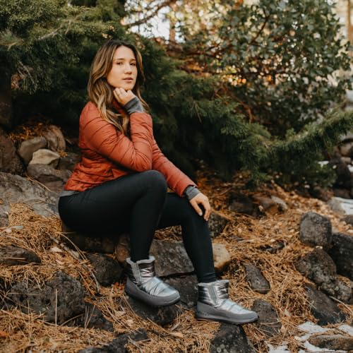 BEARPAW Womens Puffy Boot Cold Weather Quilted Ankle Boots4