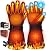 Heated Gloves for Men Women - 7.4V 6000mAh Rechargeable Heated Gloves Up to 10H Warmth, Full Touchscreen, 10s Fast Heating, 3 Level Adjustable, Electric Winter Gloves for Outdoor Skiing Hunting Hiking