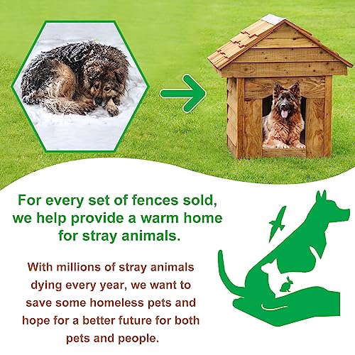 Privacy Fence Screen Outdoor, 3 Panels Wood Air Conditioner Fence for Outside Units, Pool Equipment Trash Can Enclosure 38" W x 43" H