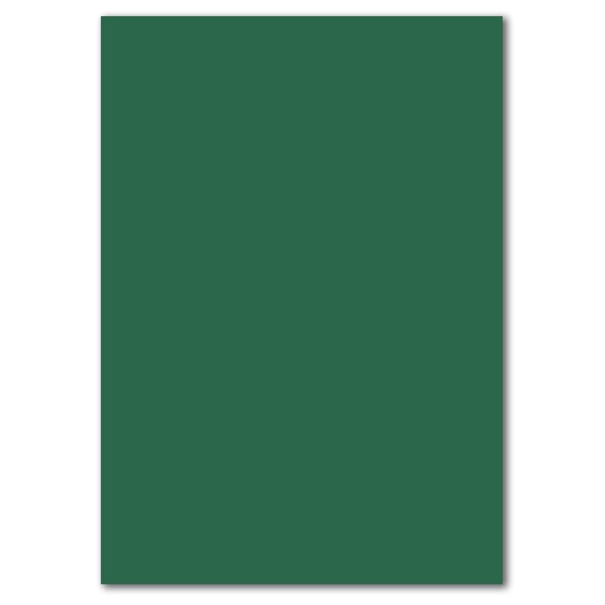 FarbenFroh by GUSTAV NEUSER 100 DIN A4 paper sheets plano sheets, dark green, 160 g/m², 21 x 29.7 cm
