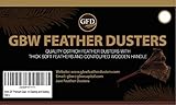 50cm 20'' Premium Quality Genuine Ostrich Feather Duster – Attracts Dust Particles - Thick Soft Feathers - Durable Ergonomic Wooden Handle – Easy Efficient Dusting - 100% Money Back - Image 7