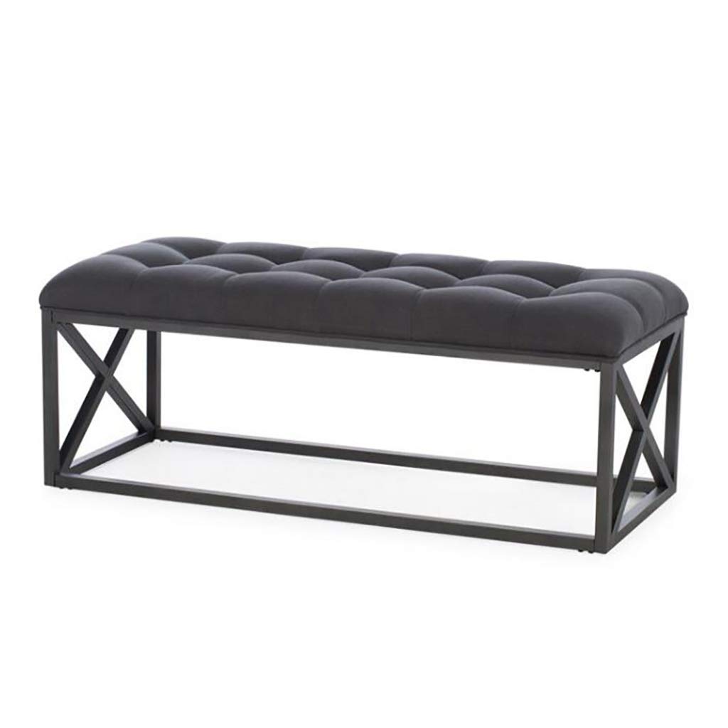 Banc à chaussures d'entrée long tabouret d'essai pour salon et magasin