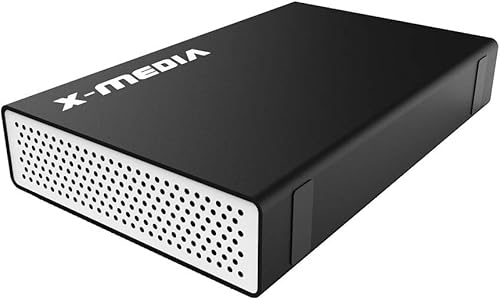 Miniatura 2 de X-MEDIA XM-EN3200 3.5 pulgadas USB 2.0 SATA de aluminio para disco duro, carcasa externa, compatible con disco duro SATASSD de 3.5 pulgadas