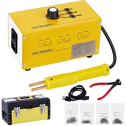 LOVSHARE Plastic Repair Welding Machine Hot Stapler Kit System Kit Tools Gun Kit for Plastic Repair Welder Bumper with 600 Staples Storage Box and Snips (Plastic Repair Welder) Cover
