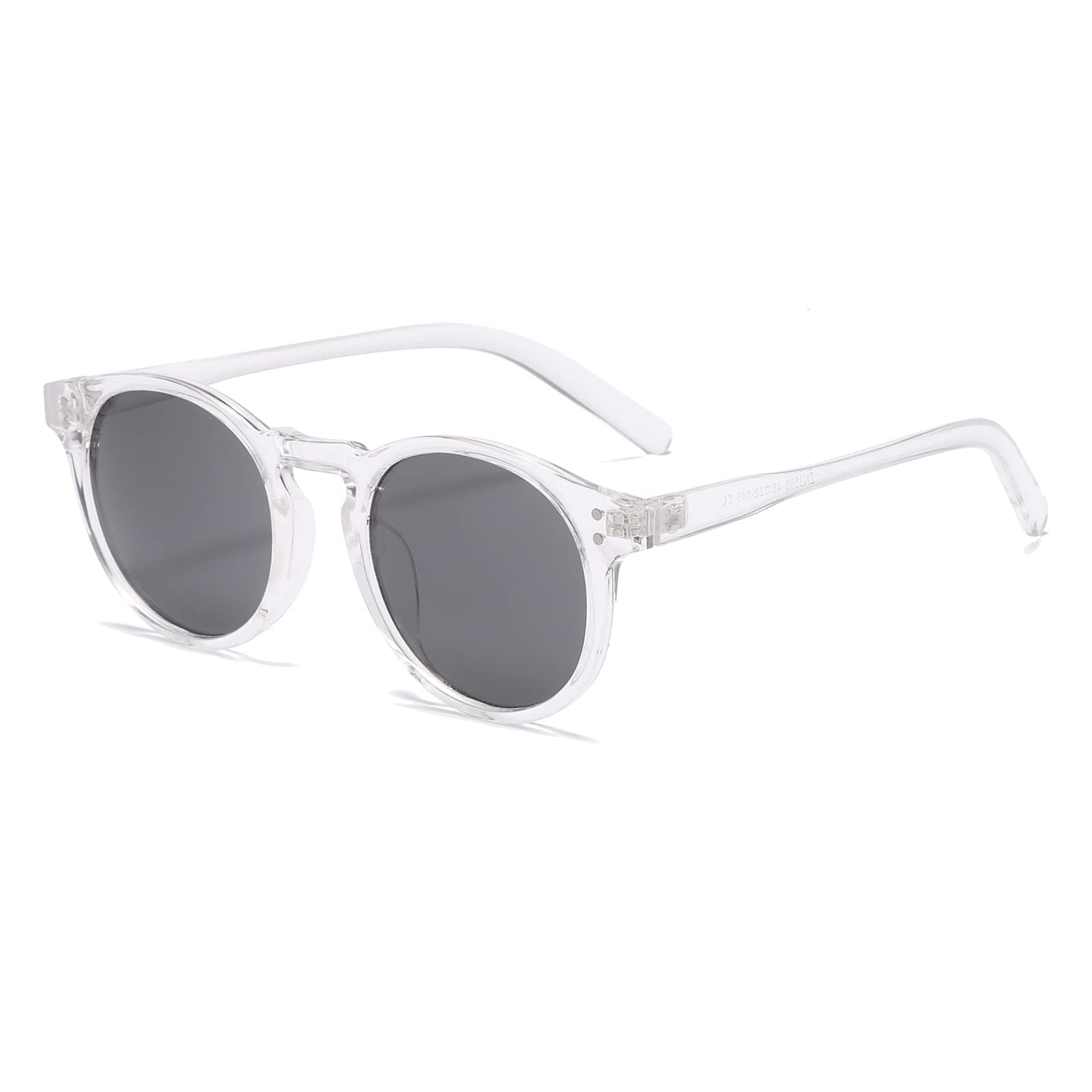 Long Keeper Occhiali da Sole Rotondi da Uomo Donna Stile
