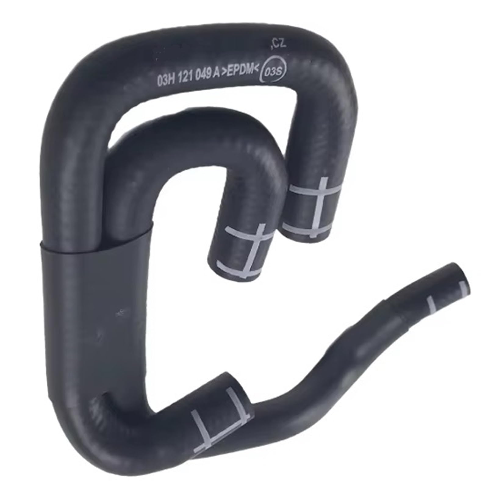 Radiator Hose Compatible with VW for Phaeton D1 3.0L 2012 2013 2014 2015 2016 1 Pcs Automotive Cooling Coolant Hose OEM ：03H121049A