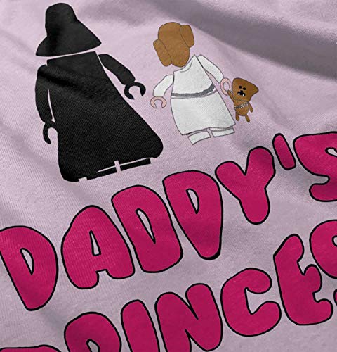 Brisco Brands Daddy's Princess Dark Galaxy Fan Youth T Shirt Tee Girls3