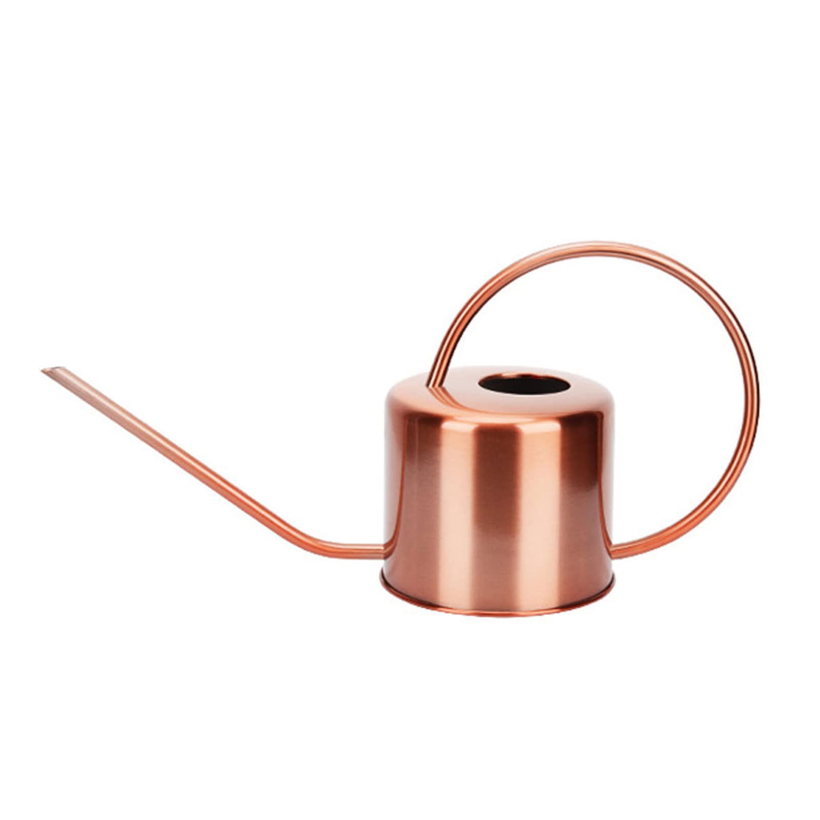 Stainless Steel Long Mouth Water Can with Handle Irrigation Kettle Container for Indoor Outdoor Garden Yard Plant Water Can