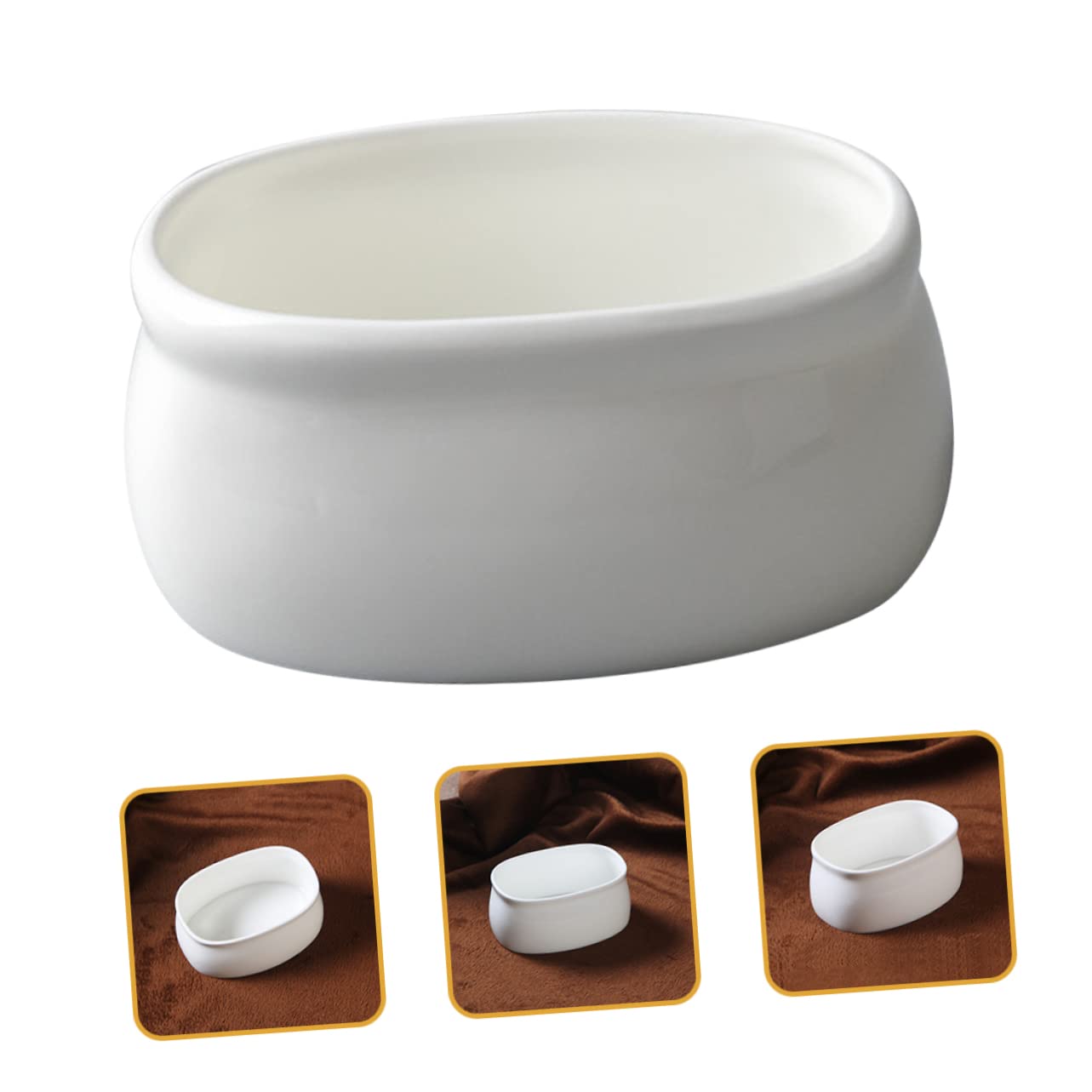 4pcs Ceramic Tea Bag Sugar Bowl Sugar Packets Sugar Packet Holder for Coffee Bar Candy Dispenser Sugar Jars Ceramic Sugar Bag Holder Sugar Bag Stand Tea Bag Holders White Ceramics NAMOARLY