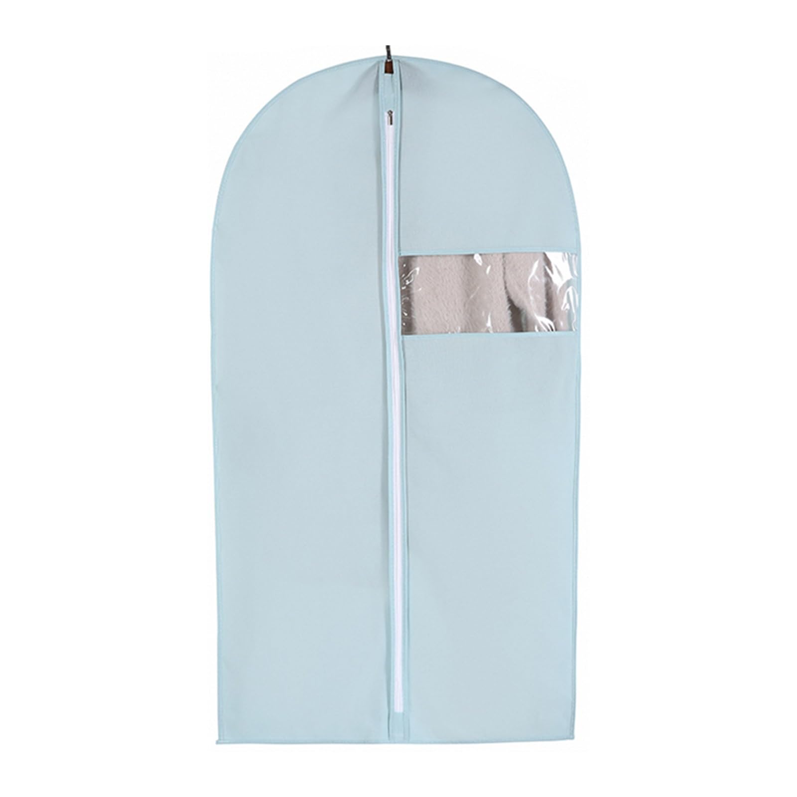 Portatrajes, Funda Transpirable Antipolvo con Ventana Transparente para Colgar Ropa o Guardar de Viaje Abrigos, Jerseys, Chaquetas, Camisetas y Vestidos (Paquete de 5)(Blue,23.6 * 31.5in)