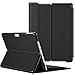 FINTIE Case for Microsoft Surface Pro 11/10/9 (2024-2022) - 13 inch, Multiple Angle Hard Shell Slim Portfolio Cover Compatible with Original Keypad and Kickstand, Black