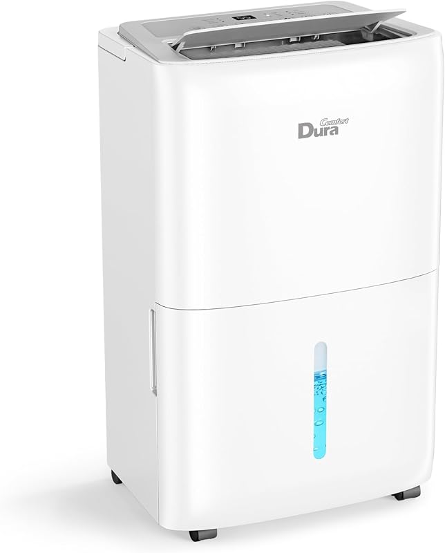 25Pint Dehumidifier for Basement up to 2500 Sq.Ft, Energy Star Dehumidifier for Home, Portable Dehumidifier with Drain Hose, Humidity Control, Auto Defrost, Auto Shut Off, 24H Timer