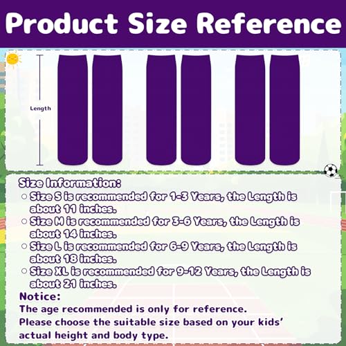 Image of Olreco 3 Pack Toddler Soccer Socks Kids Baseball Socks Boys Girls Softball Sock Youth Football Sock Athletic Accessories