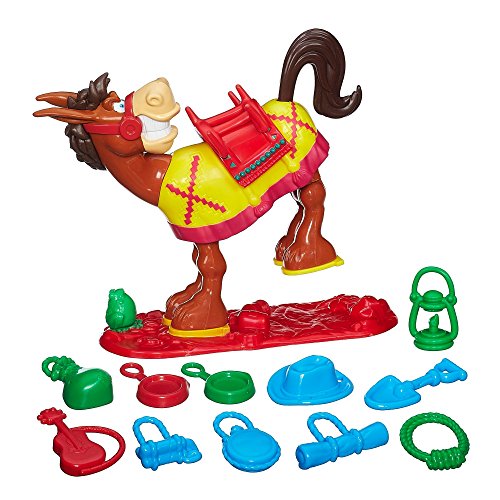 Hasbro 48380 48380-Hasbro Buckaroo-Saddle Stacking Classic Family Dexterity Game