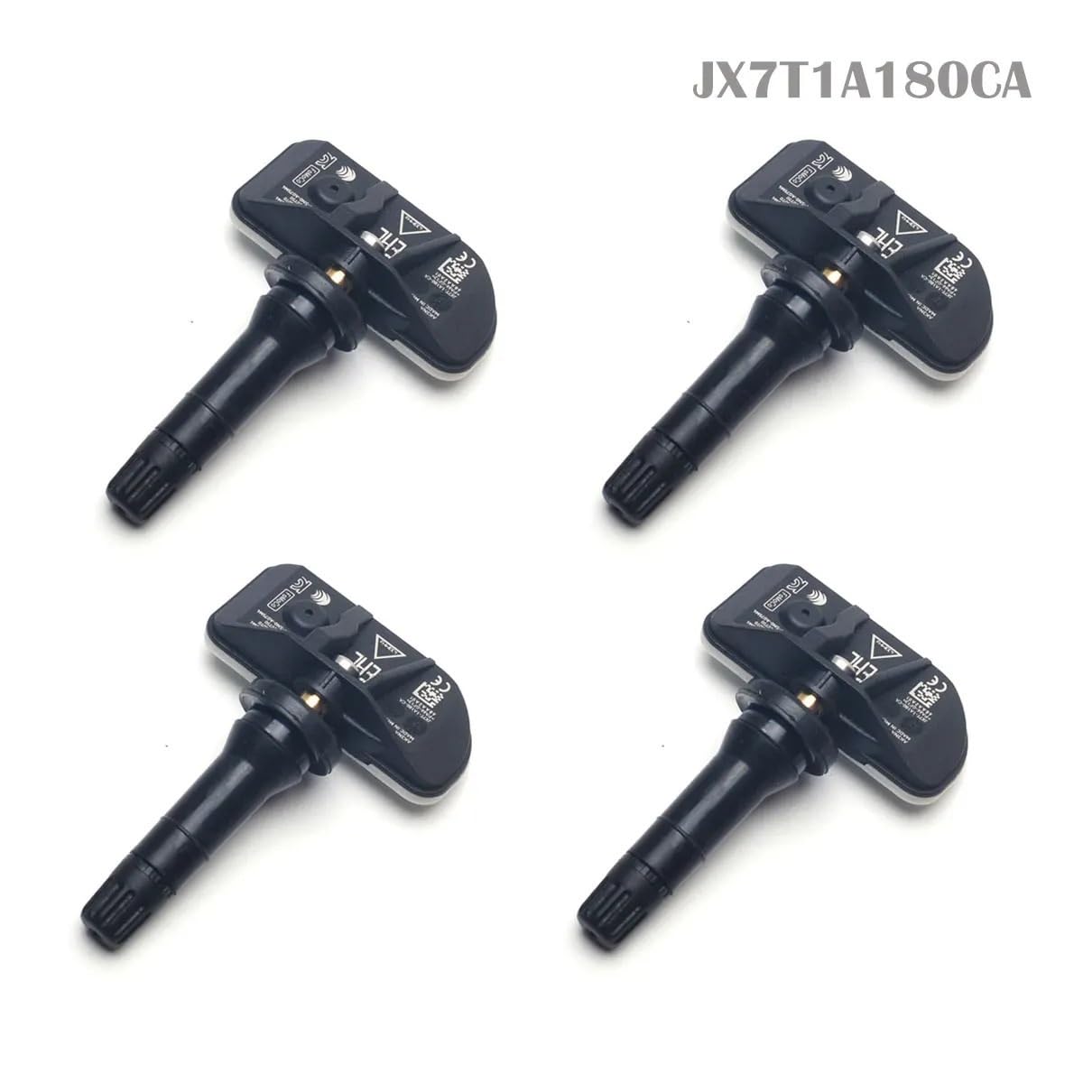 Sensore gomme Auto Compatibile con Kuga III per Puma 2020 2021 2022 2023 2024 Sensore di Pressione dei Pneumatici TPMS JX7T1A180CA JX7T-1A180-CA(4pcs)