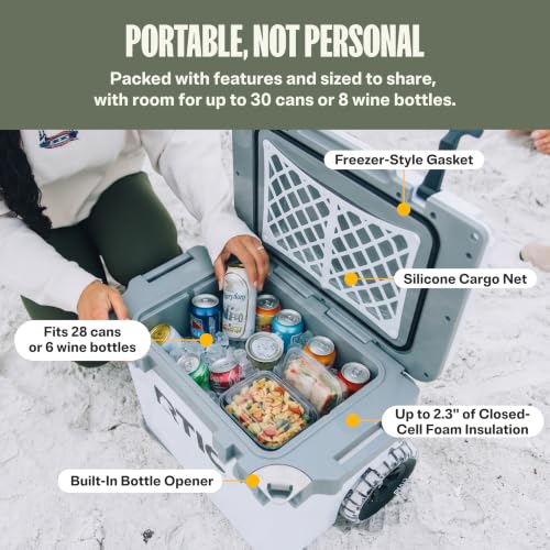 Image of RTIC 22 QT Ultra-Light Wheeled Cooler with Handle