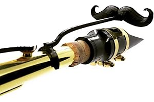 Sax-stache: The Saxophone's Playful Mustache Accessory